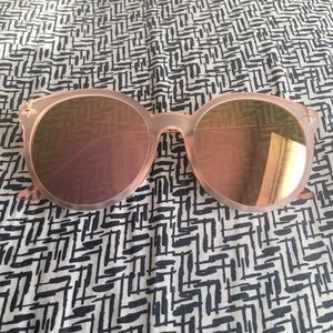 UO Pink Reflective Sunglasses